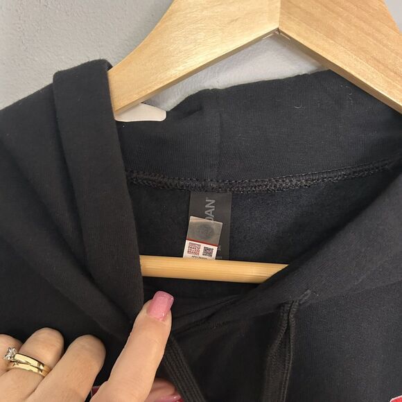 Rutgers University Scarlet Knights Football Helmet Pullover Hoodie Size M - Picture 4 of 6